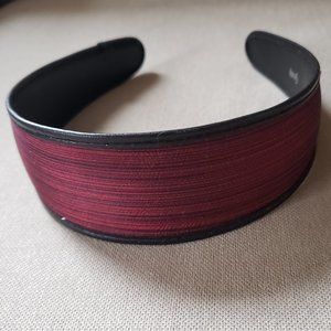 6/$15:  Goody Maroon Tafetta Headband